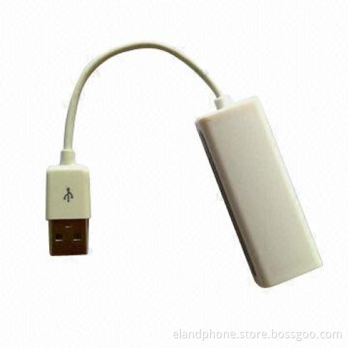 USB 2.0 LAN Ethernet Network Card Adapter, Supports 10 and 100Mbps